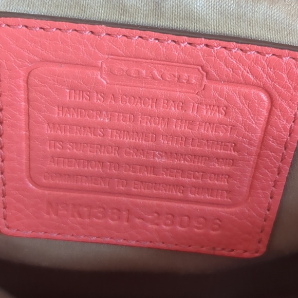 Coach signature brown/red bag - Picture 10 of 10